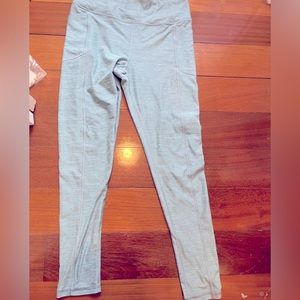 VS high rise aqua heather leggings